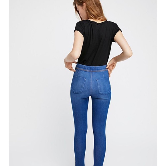free people denim leggings